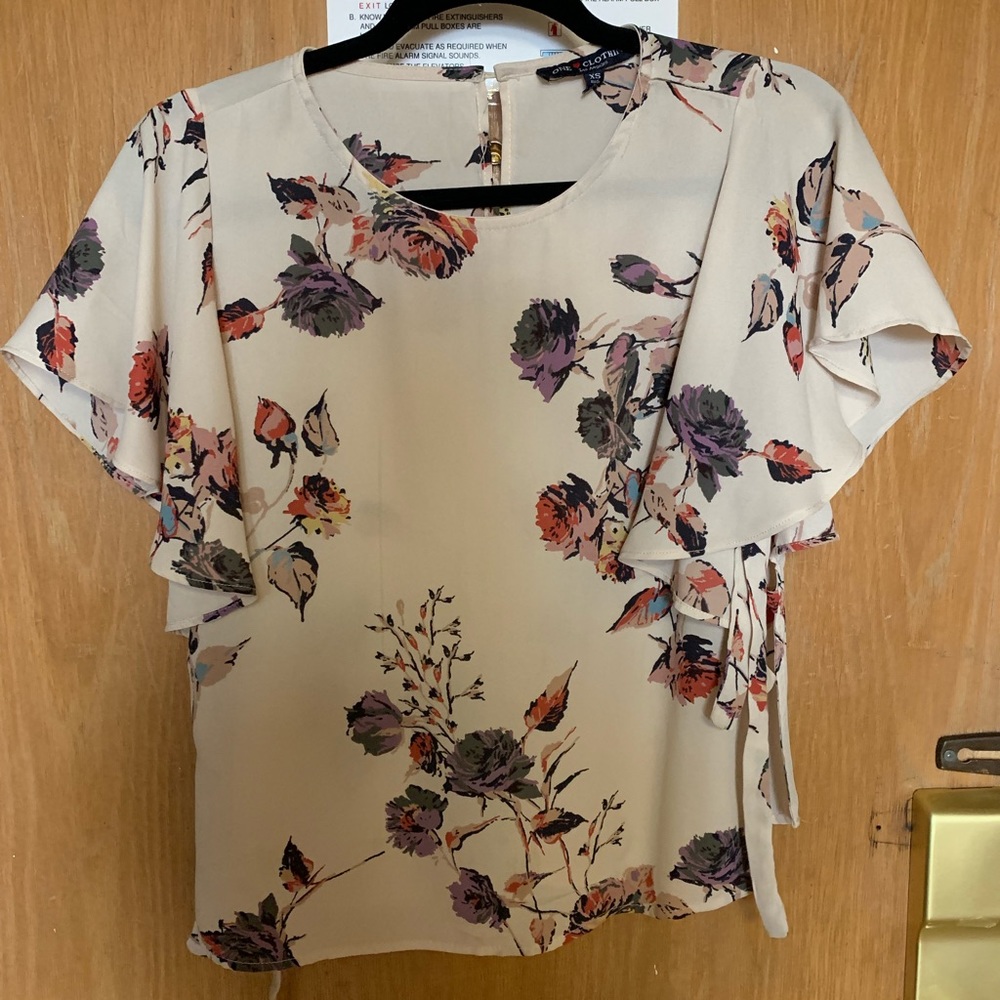 Flowy Flower Blouse